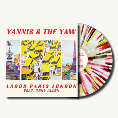 Yannis & The Yaw Lagos Paris London Blood Rec splat. EP #210/500 + signed print