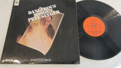 Pete Seeger Dangerous Songs!? LP 1966 **VG+/EX**