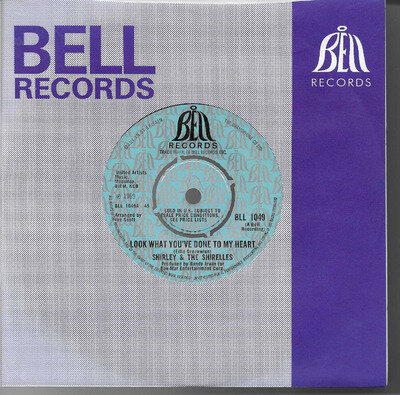 Shirley & Shirelles "Look What You've Done" 7" Vinyl Soul Pop UK Bell BLL 1049