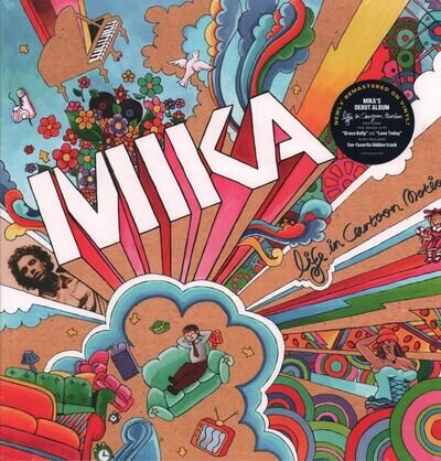 Mika Life In Cartoon Motion Double LP Vinyl 6557158 NEW