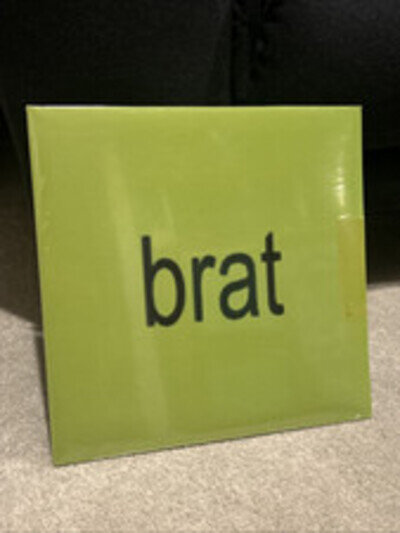 CHARLI XCX - BRAT TRANSLUCENT BLACK VINYL LP New & Sealed