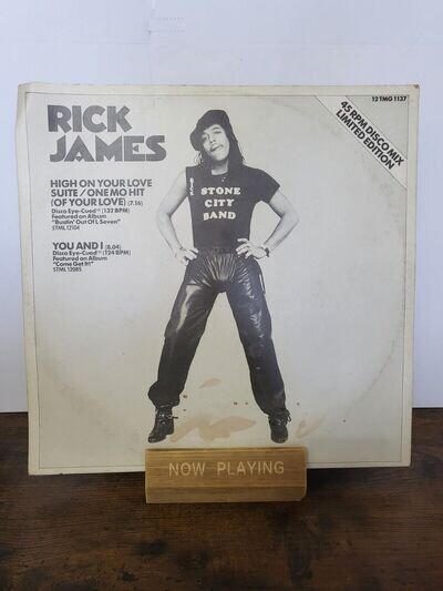 RICK JAMES-HIGH ON YOUR LOVE SUITE, 12"SINGLE,LTD EDITION VINYL, 1979 UK, VG/G
