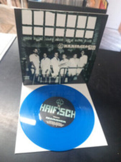 Rammstein Haifisch 7 Inch Blue Vinyl Single Limited Edition 2010