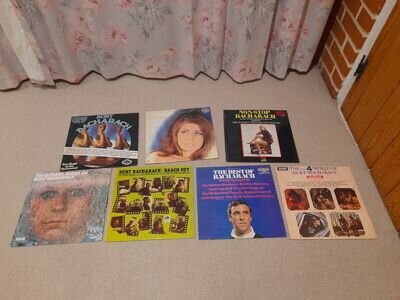 Collection of 7 Burt Bacharach vinyl LPs Records The Best Reach Out Non-Stop