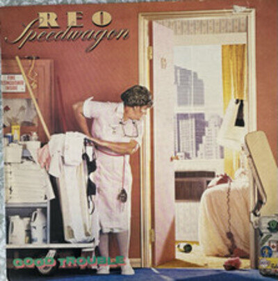 Reo Speedwagon 1982 UK LP 'Good Trouble' Original with Insert EPC 85789