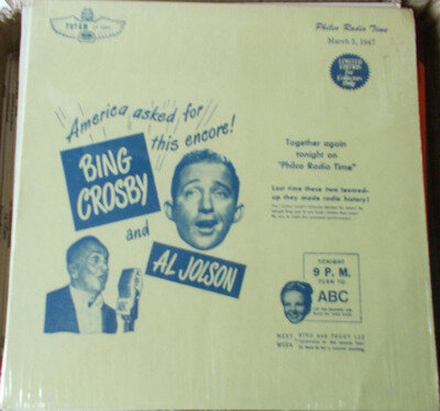 AL JOLSON / BING CROSBY - OLD-TIME MINSTREL SHOW (1947) - 1975 TOTEM CNDA VYL LP