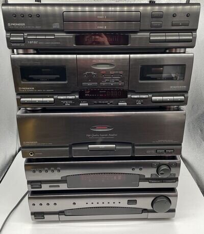 Pioneer M-J300 Series Stereo Stack HiFi Separate System RARE - Please Read