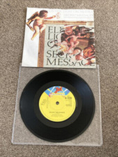 ELECTRIC LIGHT ORCHESTRA Secret Messages 2 Track 7” Single In P/S JEFF LYNNE ELO
