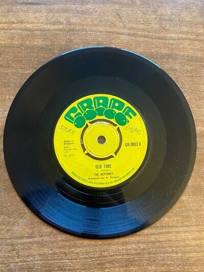 THE HEPTONES - Old Time / Dub G.G. All Stars on GRAPE 7” Reggae NR MINT.