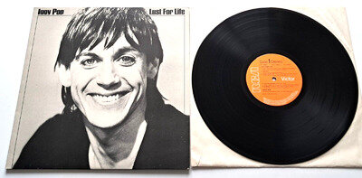 Iggy Pop - Lust For Life UK 1977 RCA Records 1st Press LP Garrodprint Cover