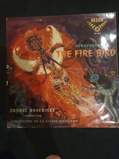Decca SXL 2017 STRAVINSKY "THE FIRE BIRD" ED1 WBG VINYL UK STEREO 2E/3E BB 1958