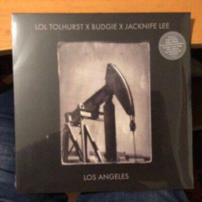 Los Angeles DBL VINYL Album Etched LOL TOLHURST x BUDGIE x JACKNIFE LEE LP x 2