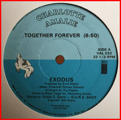 DISCO FUNK 12" Exodus-together forever CHARLOTTE AMALIE - MEGA RARE OG '82 mp3