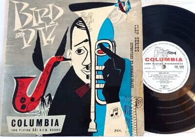 Charlie Parker & Dizzy Gillespie - Bird & Diz 10" LP 1956 UK Columbia 33c 9026
