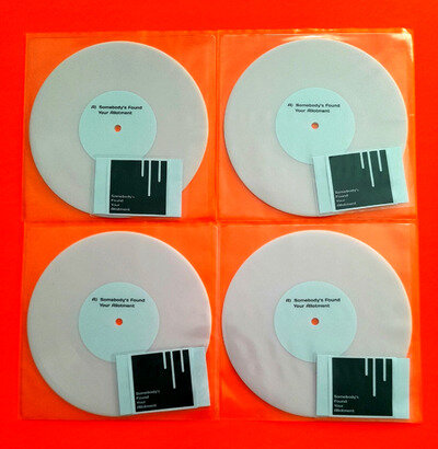 STONECIRCLESAMPLER - SOMEBODY'S FOUND YOUR ALLOTMENT WHITE LATHE CUT 7" SINGLE