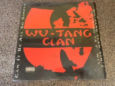 Wu Tang Clan Can It All Be So Simple Rare Original USA 12"