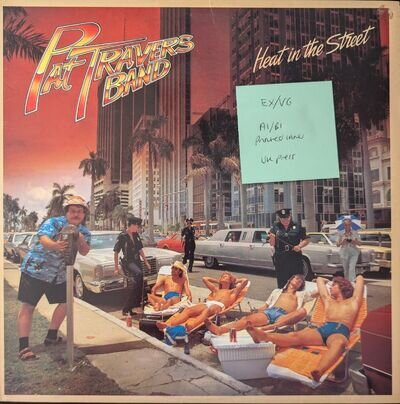Pat Travers Band Heat in the Street Vinyl Record EX/VG POLD 5005 1978 1st Press