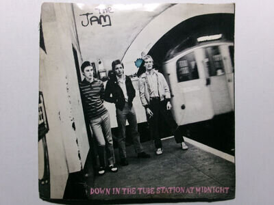 THE JAM DOWN IN THE TUBE STATION AT MIDNIGHT POLYDOR POSP 8 PAUL WELLER MOD