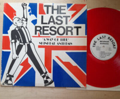 The Last Resort A Way Of Life Skinhead Anthems LP OG Press UK 1982 Red Vinyl Oi!