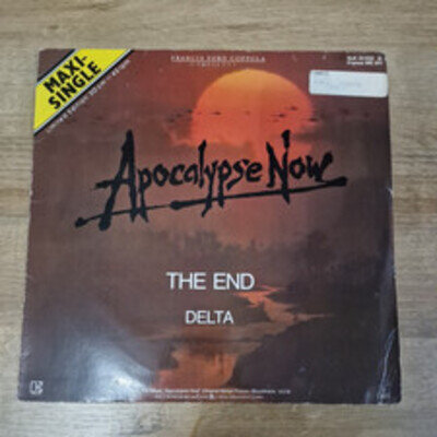 THE DOORS - THE END * DELTA Apocalypse Now Rare SINGLE 12 INCH VG+/VG+