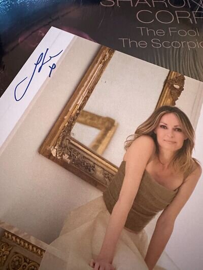 SHARON CORR - The Fool & the Scorpion + *SIGNED* Poster. New and Sealed.