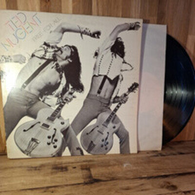 Ted Nugent - Free For All Original Gatefold Vinyl LP EPC81397 1976 EX/VG