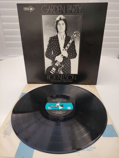 RICK NELSON AND THE STONE CANYON BAND "Garden Party" 1972 LP MCA MKDS 8009 NM EX