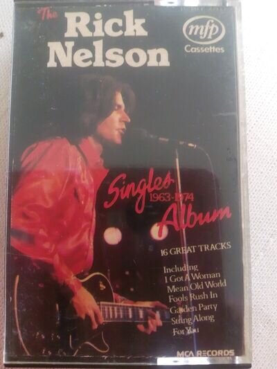 Cassette Rick Nelson Singles 1963-1974 Album