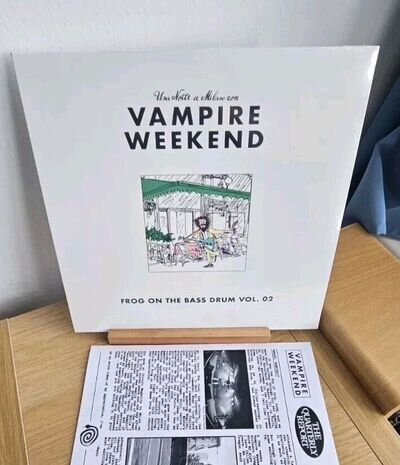 Vampire Weekend Frog On The Bass Drum Vol. 02 Live LP Vinyl Newsletter Sealed
