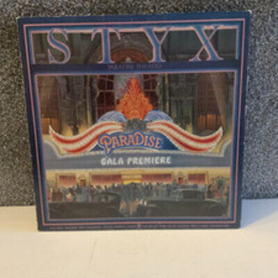 Styx-Paradise Theater-1981 A&M- LP Vinyl Album- Laser Etched - Ex