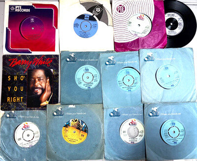JOB LOT 11 X BARRY WHITE 7" RECORDS (SEE TITLES BELOW)