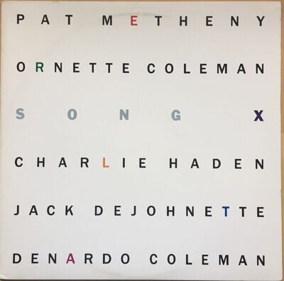 PAT METHENY SONG X 1986 USA GEFFEN VINYL LP GHS 24096 NEAR MINT
