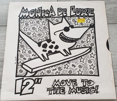 Monica De Luxe – Move To The Music 12" Promo Vinyl CTT33 VG+/VG+ 1991 House