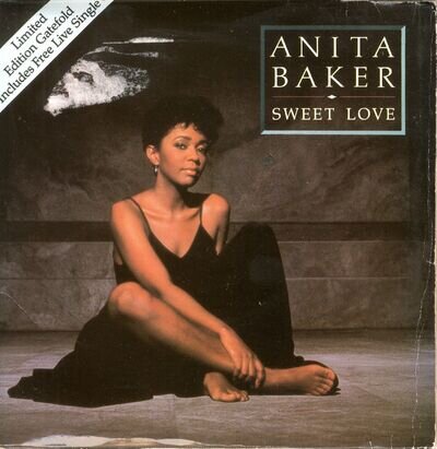 2 x 7" Vinyl Single - Anita Baker - Sweet Love Gatefold 1986 (VG+/G)