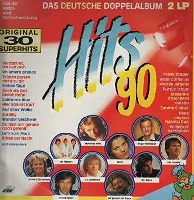 Hits '90-Deutsch (BMG/Ariola) | 2 LP | Matthias Reim, Nena, Frank Zander, GG ...