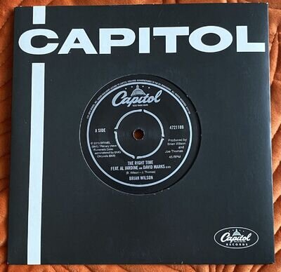 Brian Wilson ft. Al Jardine & David Marks ‘The Right Time’ 2015 RSD 7” Single