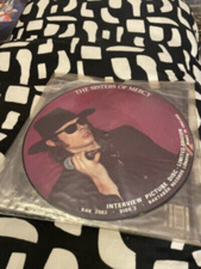 V RARE 12” PICTURE DISC SISTERS OF MERCY INTERVIEW BAK 2082