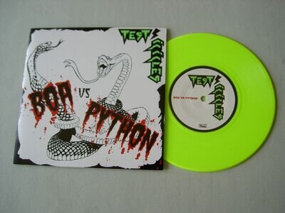 TEST ICICLES Boa vs. Python 7" lime green vinyl single