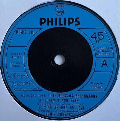 Demis Roussos - Forever & Ever - 7” Vinyl Single