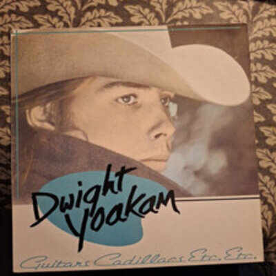 DWIGHT YOAKAM "GUITARS, CADILLACS,ETC, ETC " VINYL LP EUROPE 1986