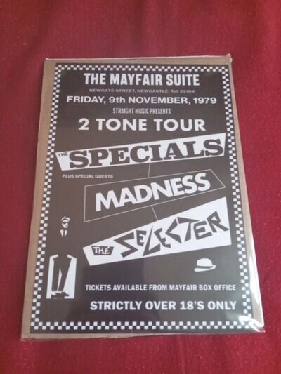 2 Tone Tour Concert Tour Poster A4 Glossy Print