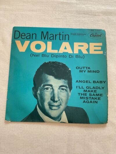 Dean Martin vinyl ep volare play tested