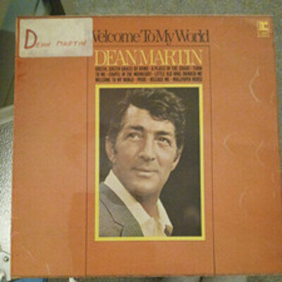 Dean Martin – Welcome To My World ( 1967 Mono vinyl LP ) Near Mint