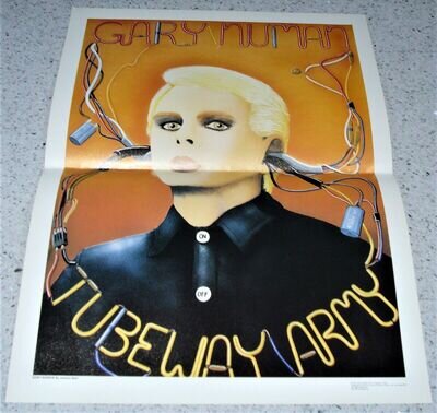 Gary Numan by Jeremy Boer Vintage Poster Tubeway Army 1979