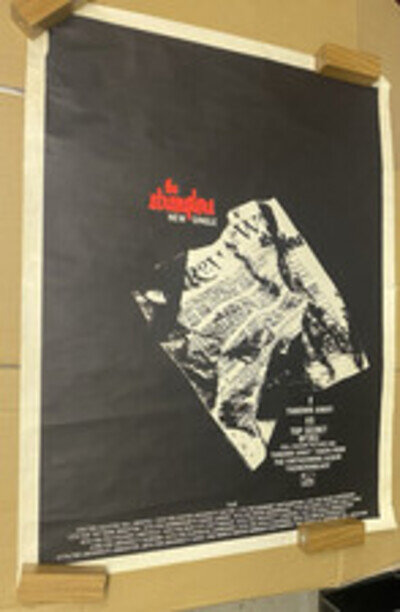 The Stranglers - original “Thrown Away” Promo Poster 40” X 30”