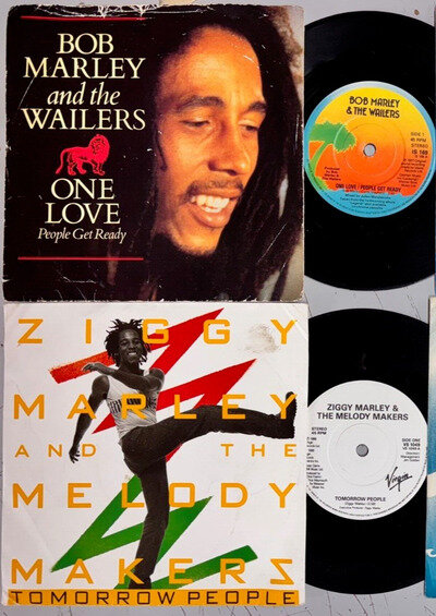 JOB LOT 3 X BOB MARLEY and the Wailers 7" RECORDS (SEE TITLES BELOW)