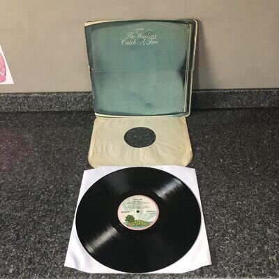 LP VINYL BOB MARLEY THE WAILERS CATCH A FIRE UK 1ST PRESS ZIPPO SLEEVE EX/EX
