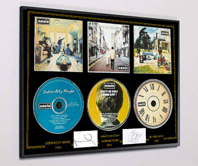 Oasis Liam Noel Gallagher Hand Signed Mounted/Frame A3 COA
