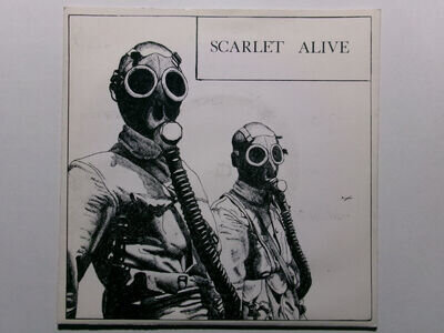 SCARLET ALIVE ON EARTH & IN HEAVEN ALWAYS SMALL RUN SRR 0011 POST PUNK NEW WAVE