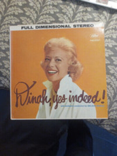 DINAH SHORE "DINAH, YES INDEED" VINYL LP FRANCE 1982 NM